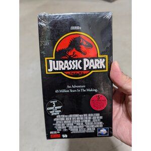 Jurassic Park VHS 1993 MCA Universal  w/Watermarks Speilberg Brand NEW Sealed